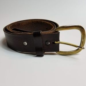 Justin Classic Brown Leather Belt 36